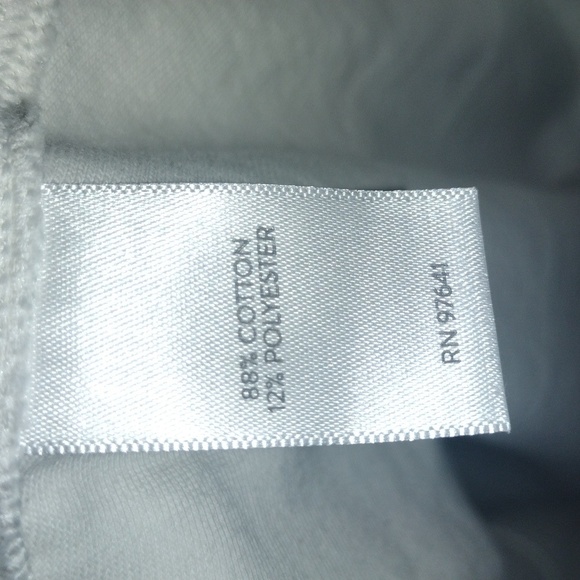 J. Jill V Neck Pullover Textured Cotton Blend Cream Ivory Soft Top LP - Picture 6 of 7